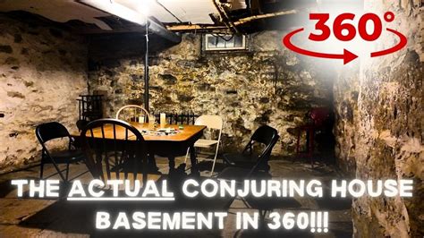 30 Minutes INSIDE of The Real Conjuring House Basement! 360 VR! - YouTube