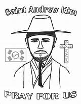 Saint Andrew Coloring Pages Sketch Page sketch template