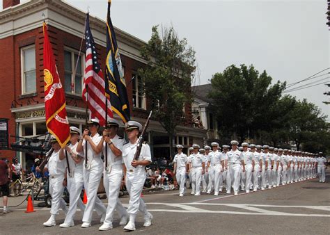 File:US Navy 070704-N-8497H-118 Sailors from Officer Candidate School in Newport, R.I., march at ...