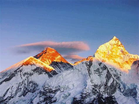 Mount Everest (Sagarmatha) Highest mountain of the world