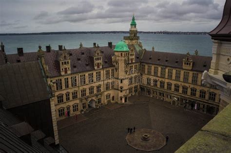 View of the Kronborg Castle in Helsingor Stock Image - Image of helsingacedil, fortification ...