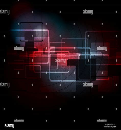 Technology dark abstract vector illustration Stock Photo - Alamy