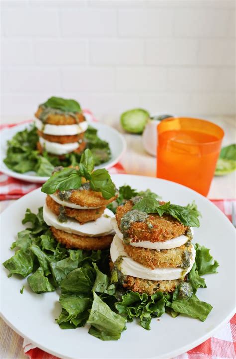 Fried Green Tomato Salad - A Beautiful Mess