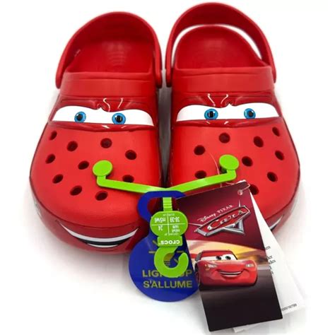 CROCS CLASSIC CLOG Lightning McQueen LIGHTS UP Men's Size 6 / 8W - PRIORITY MAIL $111.11 - PicClick