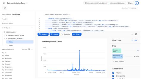 Snowsight UI for Snowflake Workspaces