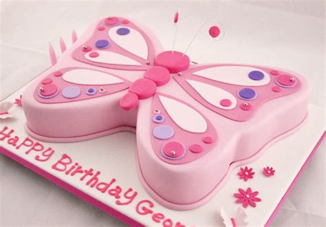 Pretty in pink butterfly cake http://cakeatelier.com.au | Butterfly ...