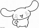 Cinnamoroll To Color coloring Page sketch template