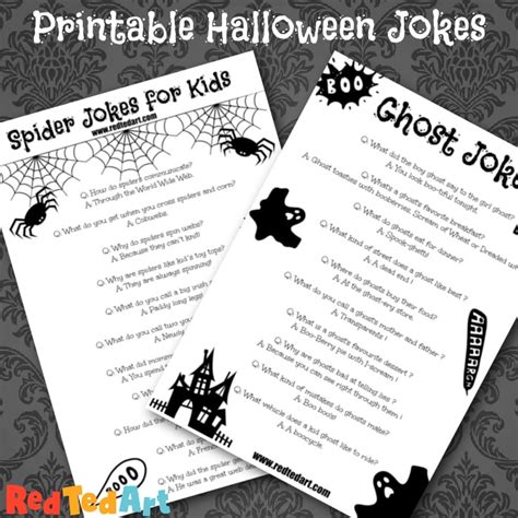 Funny Halloween Jokes For Kids - Red Ted Art - Kids Crafts