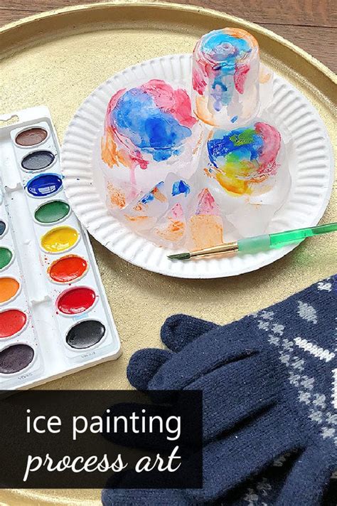 Ice Painting Process Art Project for Kids - Fantastic Fun & Learning