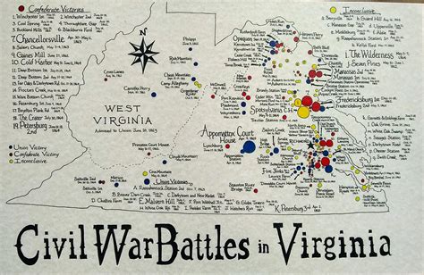 Civil War In Virginia Map - Map Of My Current Location