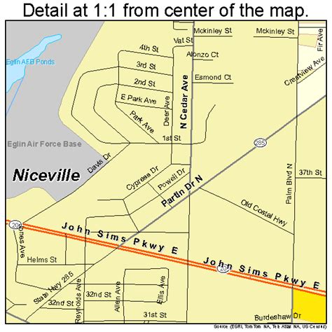 Niceville Florida Street Map 1248750