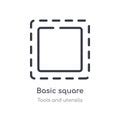 Basic Square Outline Free Stock Photo - Public Domain Pictures