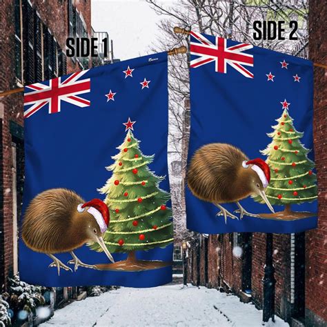 New Zealand Christmas Kiwi Bird Flag TQN1821F - Flagwix