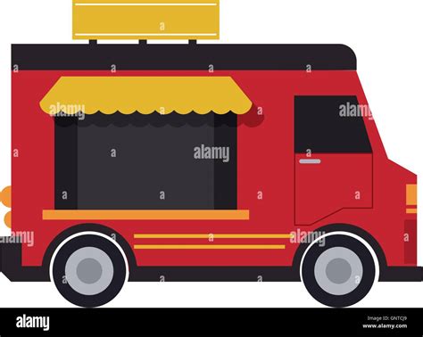 food truck delivery design Stock Vector Image & Art - Alamy