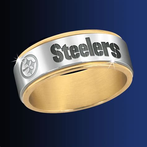 Pittsburgh Steelers Spinner Ring | Pittsburgh steelers, Steelers rings, Pittsburgh steelers quotes