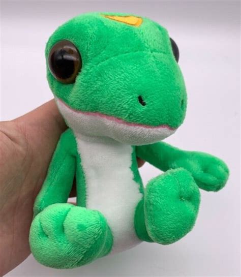 5" GEICO Gecko Soft Plush Toy | Green and White | Car Insurance | eBay