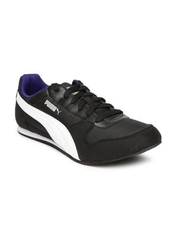 Buy PUMA Men Black & White Casual Shoes - Casual Shoes for Men | Myntra