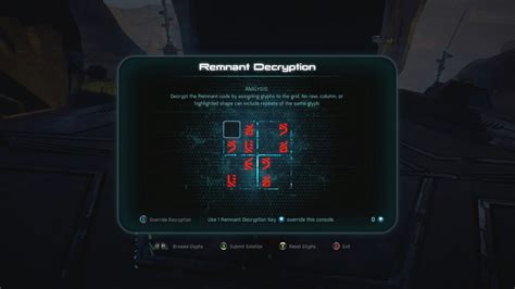 Mass Effect Andromeda Remnant Decryption Puzzle Solutions - Video Games ...