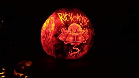 Rick and Morty pumpkin | Halloween drawings, Pumpkin, Jack o lantern