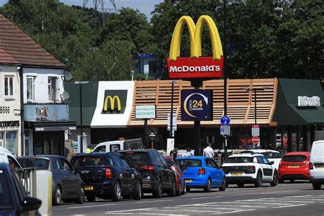 Giant lines and traffic jams form as McDonald's reopens hundreds of ...