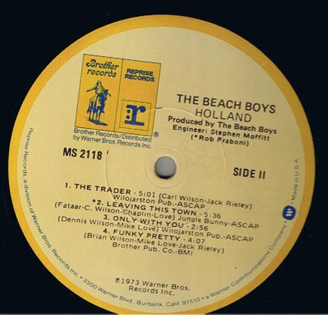 The Beach Boys - Holland - Used Vinyl - High-Fidelity Vinyl Records and Hi-Fi Equipment ...