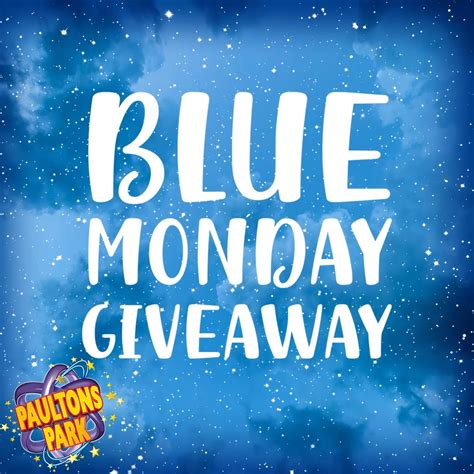 Paultons Theme Park on Twitter: "BLUE MONDAY GIVEAWAY! 💙 It's time for ...