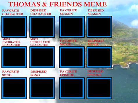 Thomas and Friends Controversy Meme Blank by TDGirlsFanForever on DeviantArt