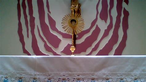 Exposition of the Blessed Sacrament and Benediction - YouTube