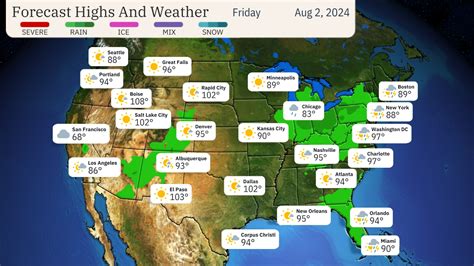 3 Day Weather Map Usa