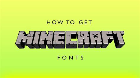 Minecraft Font — Mikraft.ru