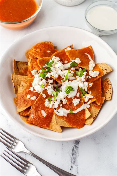 Chilaquiles Rojos Recipe | The Novice Chef