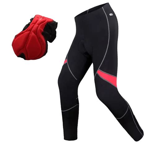 Santic Men's Winter Bicycle Cycling Pants Tight Bike Clothing Fleece Thermal Windproof Cycling ...