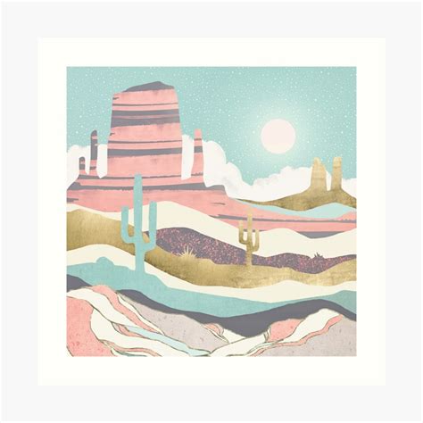 Desert Sun Art Print by spacefrogdesign | Sun art, Artwork, Desert art