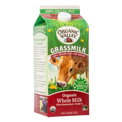 Organic Valley - Whole Milk, Grass-fed, Ultra Pasteurized, Organic - Azure Standard