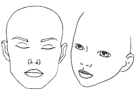 Human Face Outline Drawing at GetDrawings | Free download