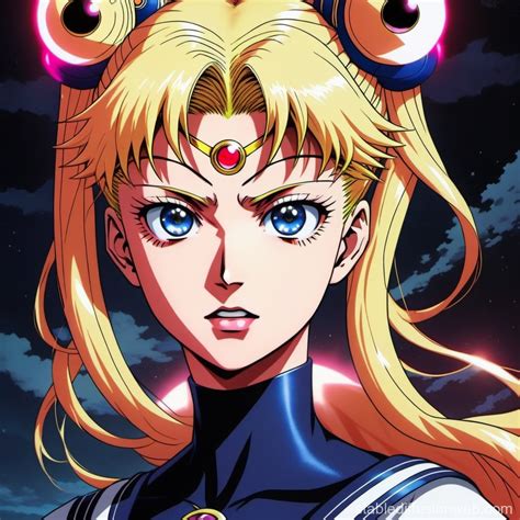 Sailor Moon Jujutsu Kaisen Laser Eyes Crossover | Stable Diffusion Online