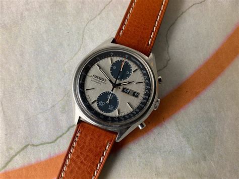 SEIKO PANDA Vintage automatic chronograph watch 1978 Ref. 6138-8021 Cal ...