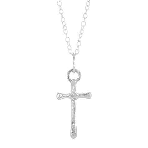 Silpada 'Respect' Sterling Silver Cross Pendant Necklace, 18" + 2" | Silpada