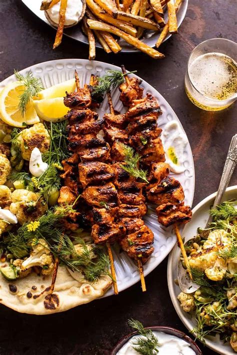 Lebanese Chicken with Charred Lemon Cauliflower. - Half Baked Harvest