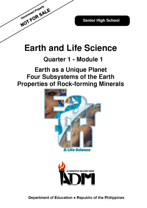 SOLUTION: Earth and life science module 1 with answer key - Studypool