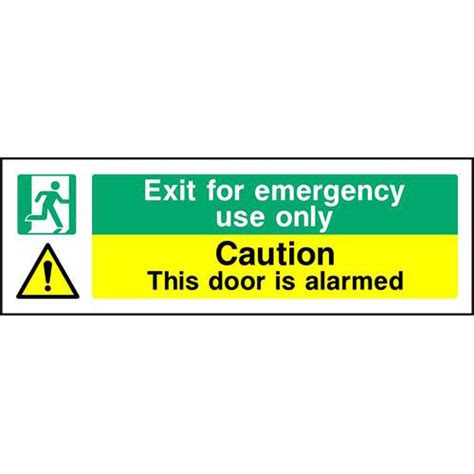 Exit for emergency use only - 10329