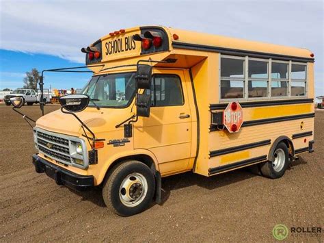 1995 Chevrolet Van 30 RWD 12-Passenger School Bus - Roller Auctions