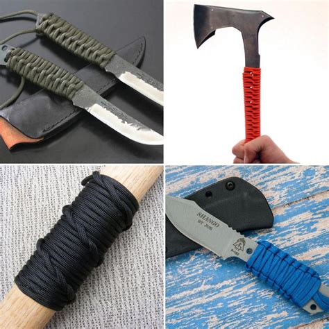 20 Easy DIY Paracord Handle Wrap Patterns - Blitsy