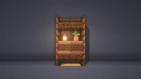 10 Dark Oak Furniture Designs : r/Minecraftbuilds