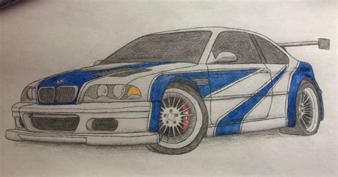 Need for Speed Most Wanted BMW M3 GTR Fan Art 💙 Hope you like it ...