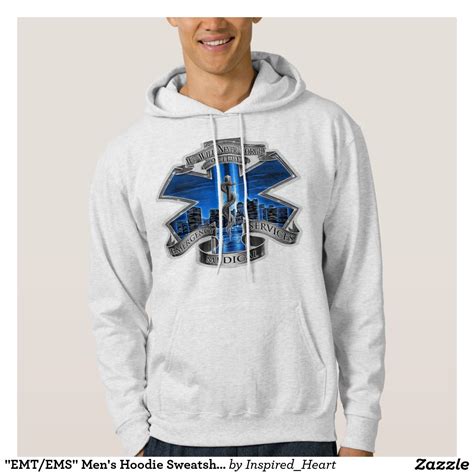 "EMT/EMS" Men's Hoodie Sweatshirt | Mens sweatshirts hoodie, Sweatshirts, Hoodies