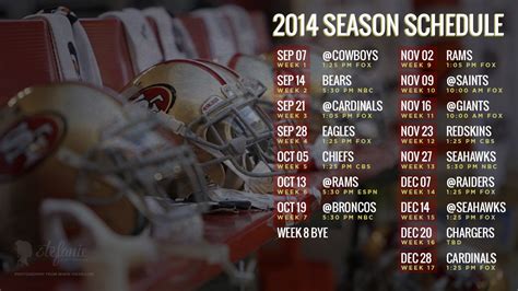 🔥 Download 49ers Schedule Wallpaper by @josedecker | 49ers 2015 ...