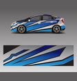 Sport car wrap design Royalty Free Vector Image