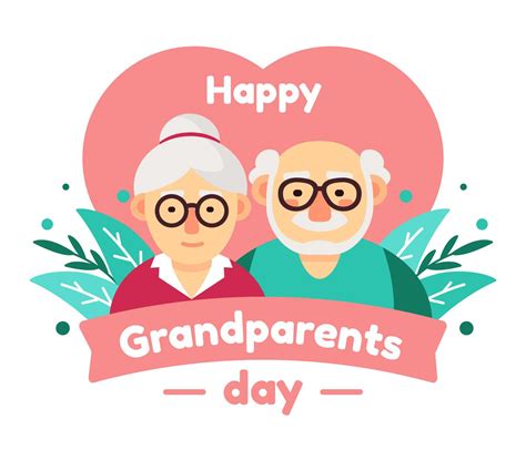 Happy Grandparents Day Vector | Happy grandparents day, Grandparents day, Banner template