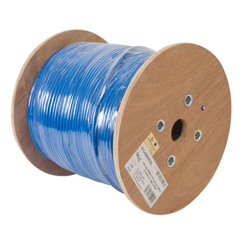 650MHz CAT6A Bulk Cable with FTP and CMR Blue Copper Premise Cable - ICC